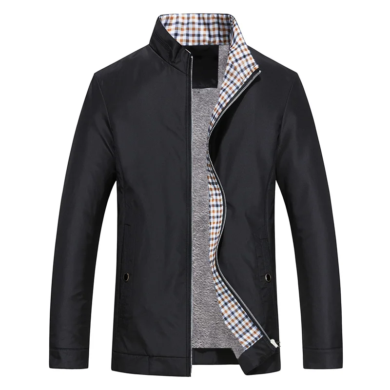 

Autumn Winter Men Cardigan Lightweight Outerwear Casual Fashion Windbreaker Jacket Windproof Waterproof Sport Business Coat Tops