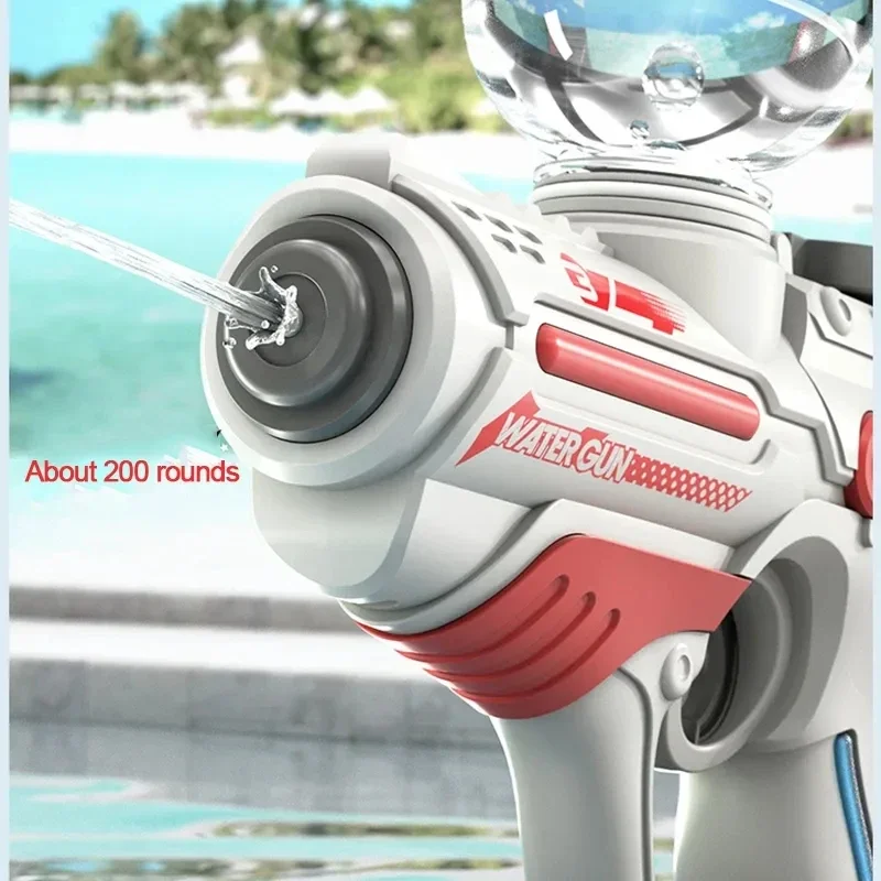 Pool Summer Toy for Children Boy GiftsUNGH Electric Automatic Water Gun Children  Outdoor Beach Large-capacity Swimming Toy for