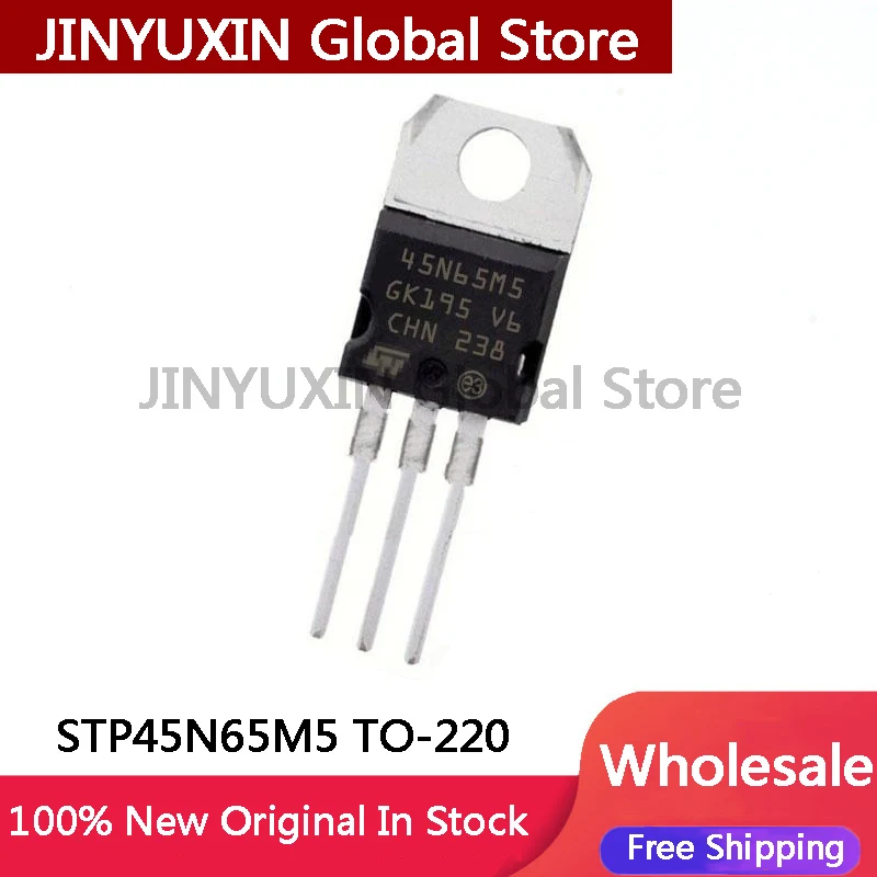 10PCS 45N65M5 STP45N65M5 TO-220 Best Quality Quick Delivery