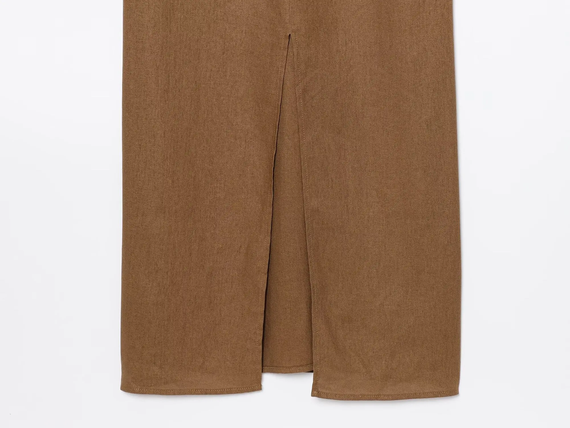 KONDALA Chic Braun Sexy Chic Aushöhlen Split Frau Kleider Elegante Mode 2025, Geburtstag Abend Party Kleid Tank Lange Vestidos