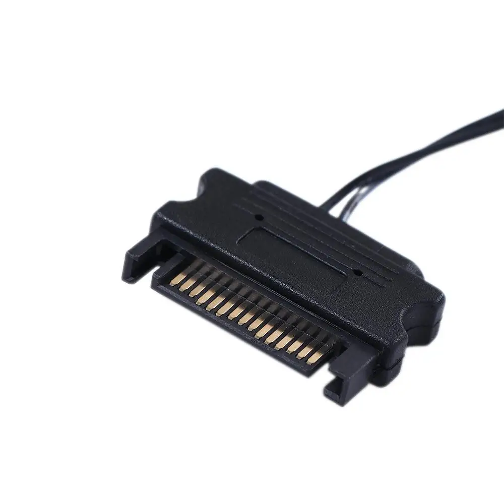 3-pins naar SATA SATA-voeding AURA ARGB Synchrone controllerkabel HUB-adapter Controllerkabel RGB-controller Minibesturing