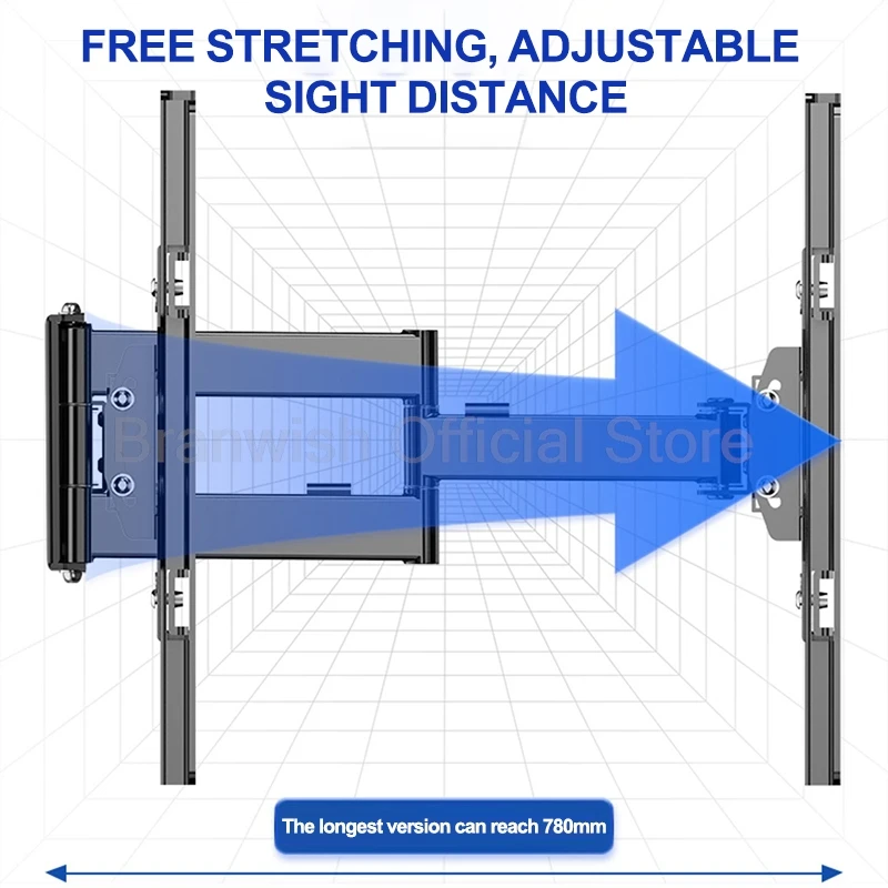 Soporte para Monitor de TV de 32-75 pulgadas, soporte máximo VESA de 700x400mm, soporte de pared, soporte de carga, soporte de Pedestal para pata de estante de TV de 80kg