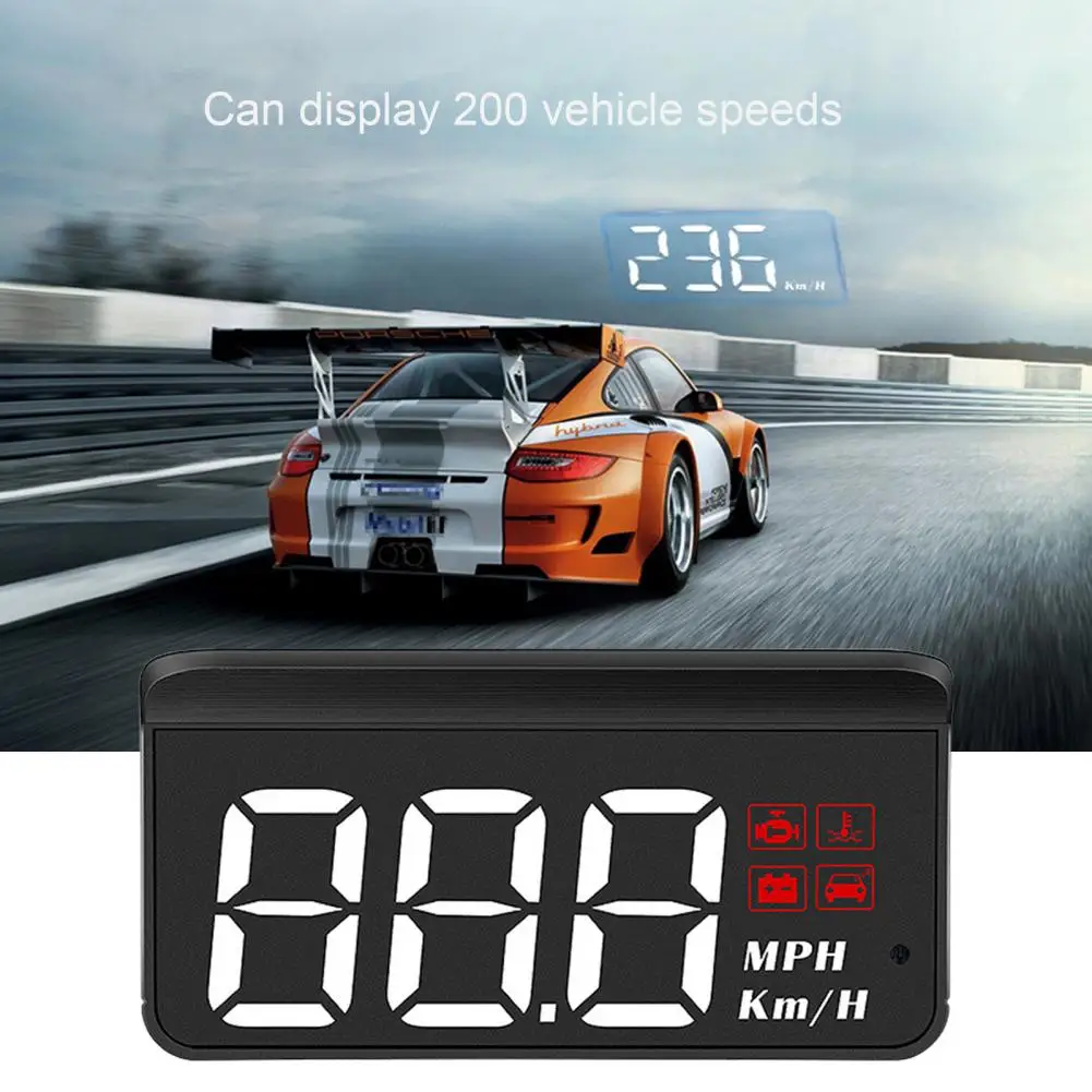 

1 Set Car Head Up Display Display Screen Overspeed Warning Auto OBD HUD Digital Projection Car Speedometer Vehicle Supplies