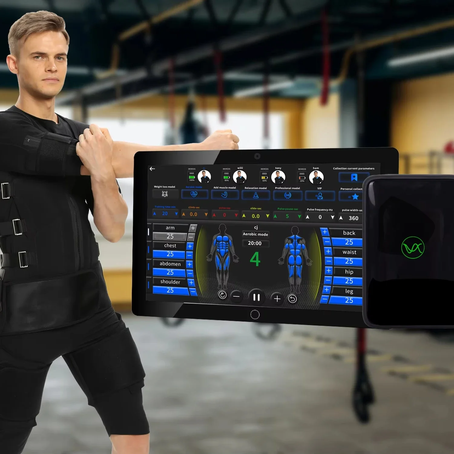 

The Newst Popular Radio Stimulation Ems Fitness Suit