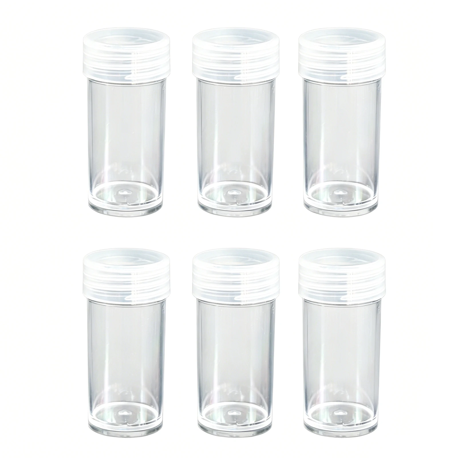 Plastic Diamond Art Storage Container with Screw Lid Mini Bead Storage Box for Adults Storing Beads Rhinestones Accessories