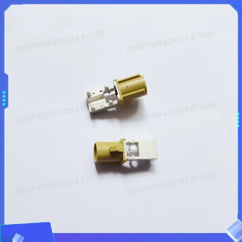 for Original New 100 Percent FAKRA K Right Angle Male Car Board End RF Harness Socket Connector 59S2AQ 40MT5 K