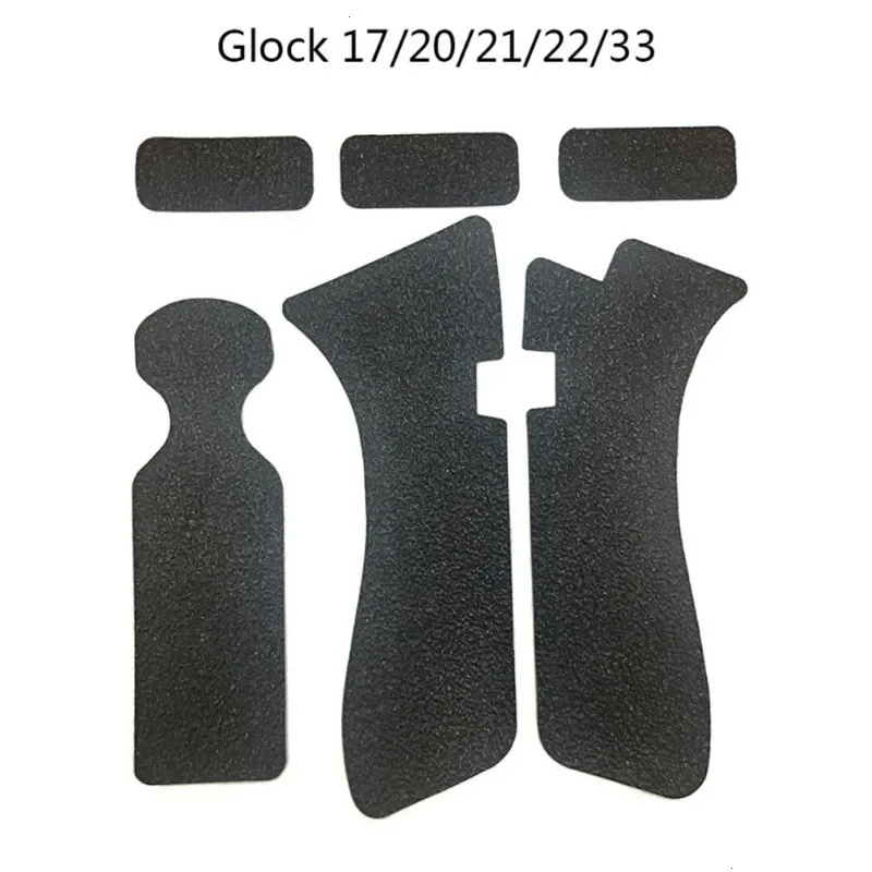 Non-slip Rubber Texture Grip Wrap Tape Glove Waterproof For Glock 17 19 20 26 27 33 Holster 9mm Pistol Accessories