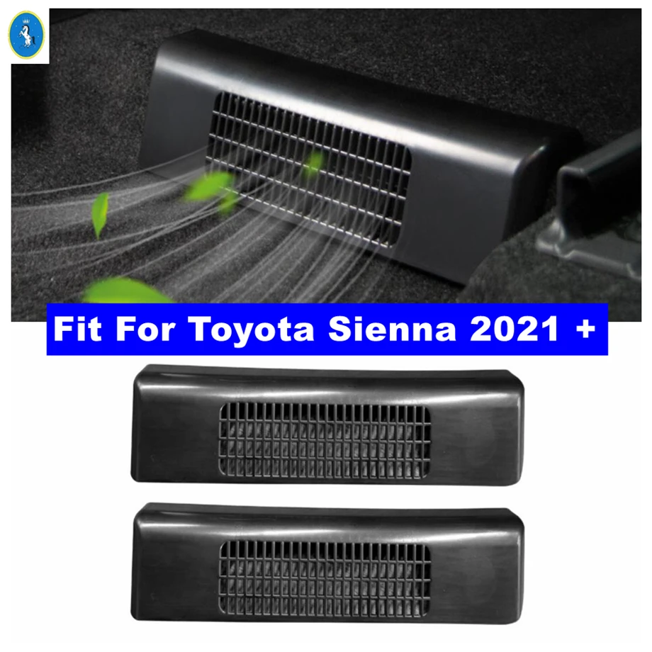 

Seat Under Heat Floor Air AC Duct Vent Outlet Dust Plug Cover Trim Fit For Toyota Sienna 2021 - 2023 Accessories Interior Refit