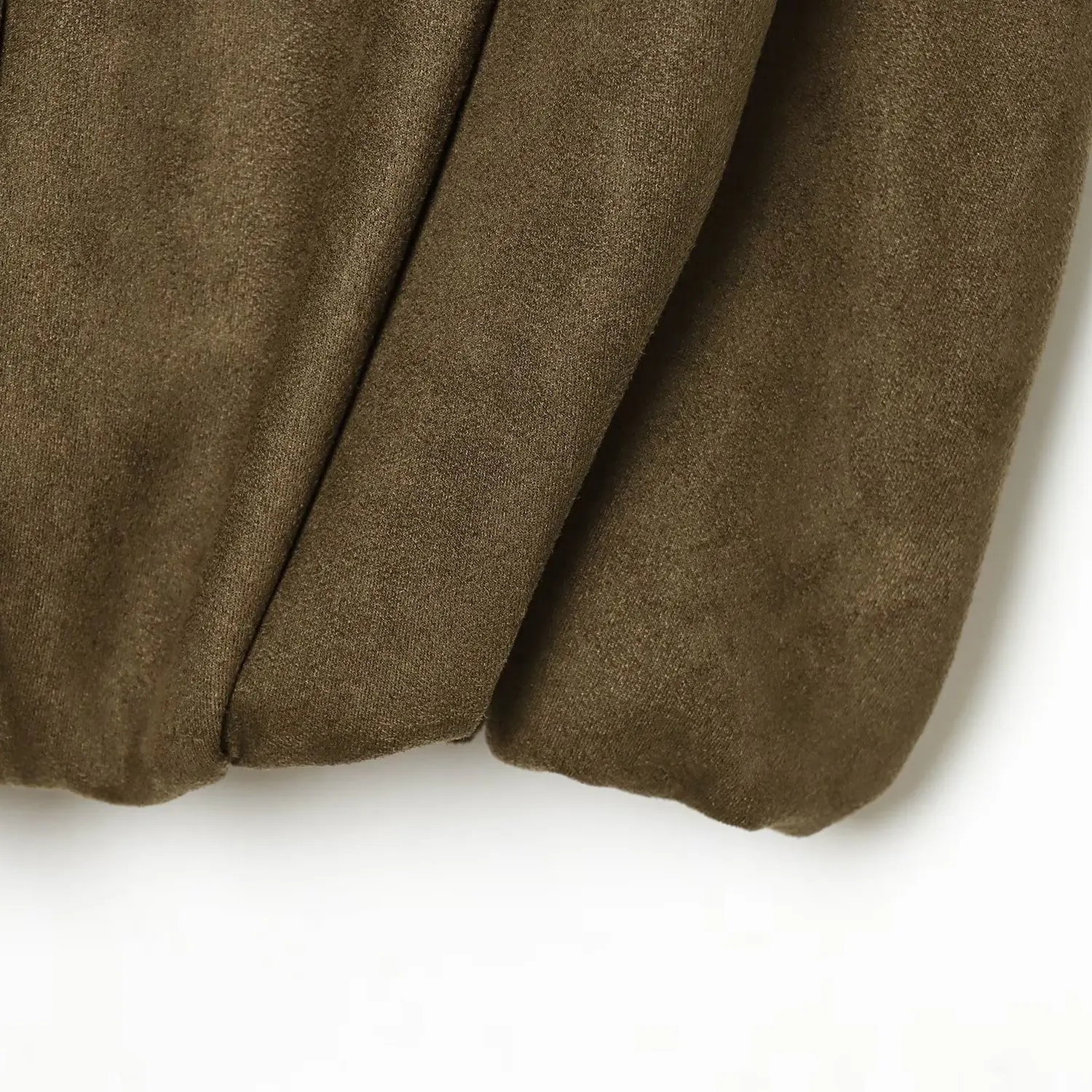 KASLEAD Women's Fashion High-End Pleated Button Vest European Style Polyester Fiber Short Outerwear Autumn Season