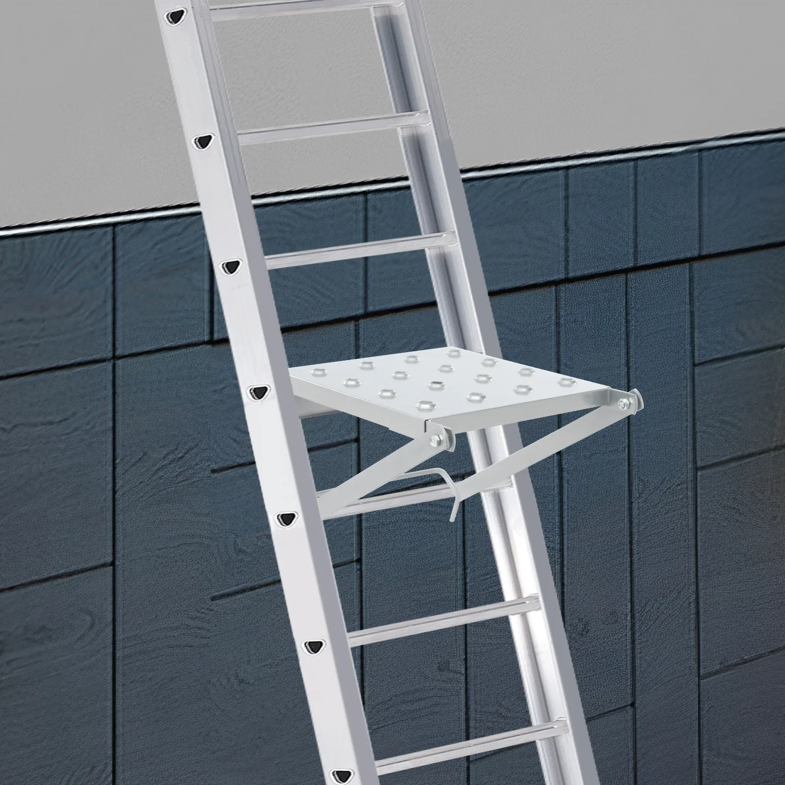 

Ladder Work Platform Accessory, 150kg Load-bearing Capacity,Sturdy Iron Ladder,5.25lbs Lightweight Easy To Move,26.5*35*43.5cm