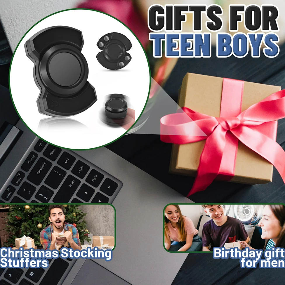 Zabawna gra 3 w 1 Edc Fidget Toy Personalizowany Szkielet Duch Fidget Spinner Stopowy Fidget Slider Zabawka Antystresowa Zabawki dla Osób z ADHD
