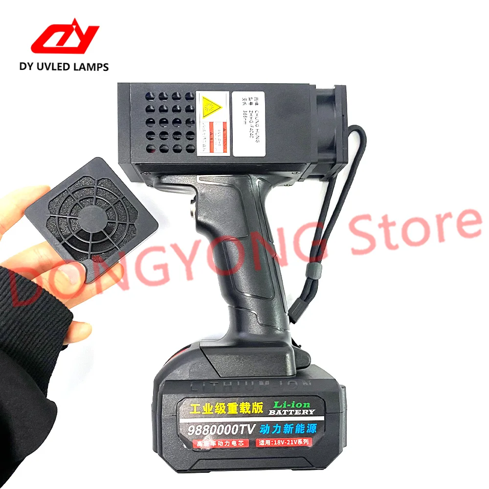 شحن مصباح LED محمول للأشعة فوق البنفسجية لعلاج طلاء السيارات، مصباح فحص العيوب الرمادية للألواح المعدنية #3