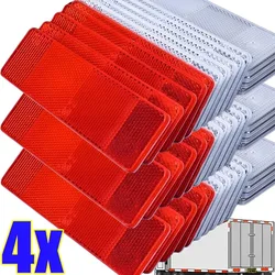 Safurance Bike Truck Trailer Car Plastic Reflective Reflector Plastic Reflective Reflector Night Safety Warning Sticker Tape