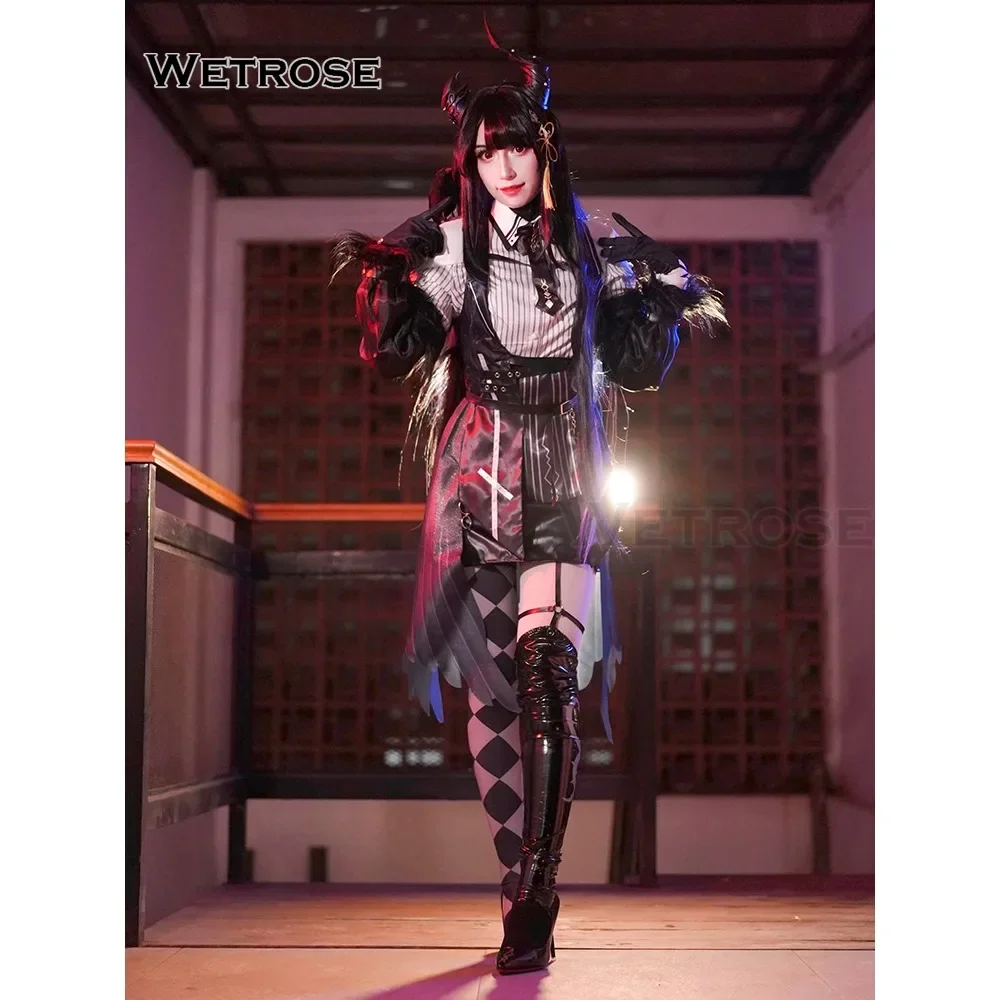 【Wetrose】In Stock Nerissa Ravencroft Cosplay Costume Hololive EN 3rd Generation Advent Holo Vtuber Full Set Wig Halloween