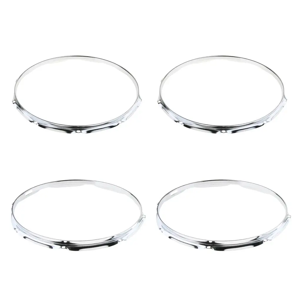 2pcs 14 Inch Snare Drum Plating Hoop Ring cast for Drum Set Kit Parts