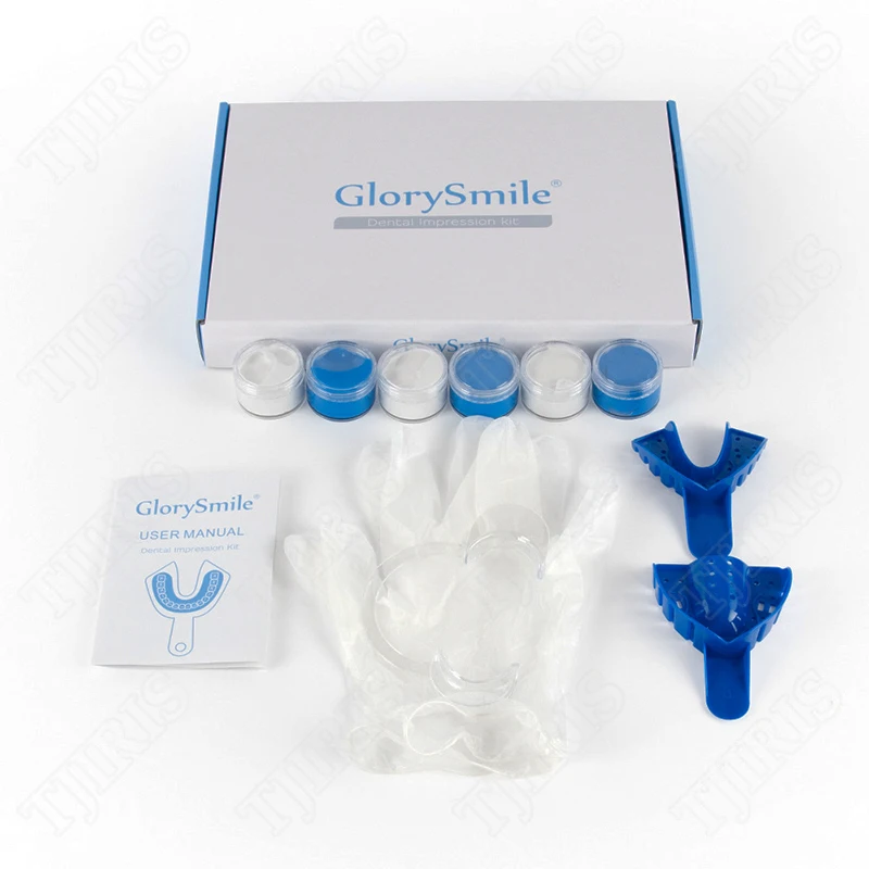 1 Set Hot Sales Dental Impression Molding Kit Silicone Putty Dental Impression Material Kit with Impression Trays for Clinic Use
