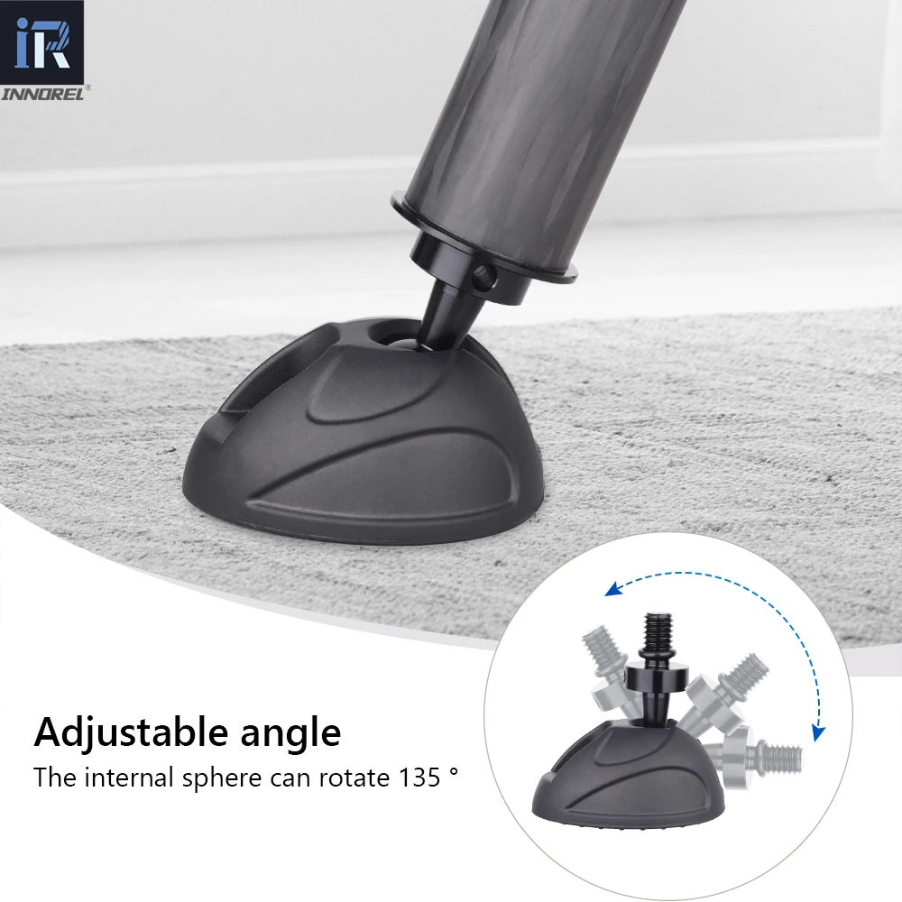 INNOREL Universal Tripod Feet Pad RP60, Non Slip 60mm Dia.Tripod Monopod Rubber Feet with 3/8