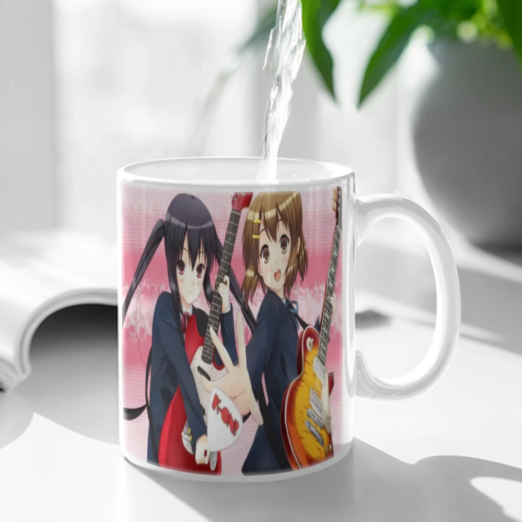 New K-ON Anime Camping mug 11oz Hot Cocoa Cup Kids Birthday Gift Milk Mug