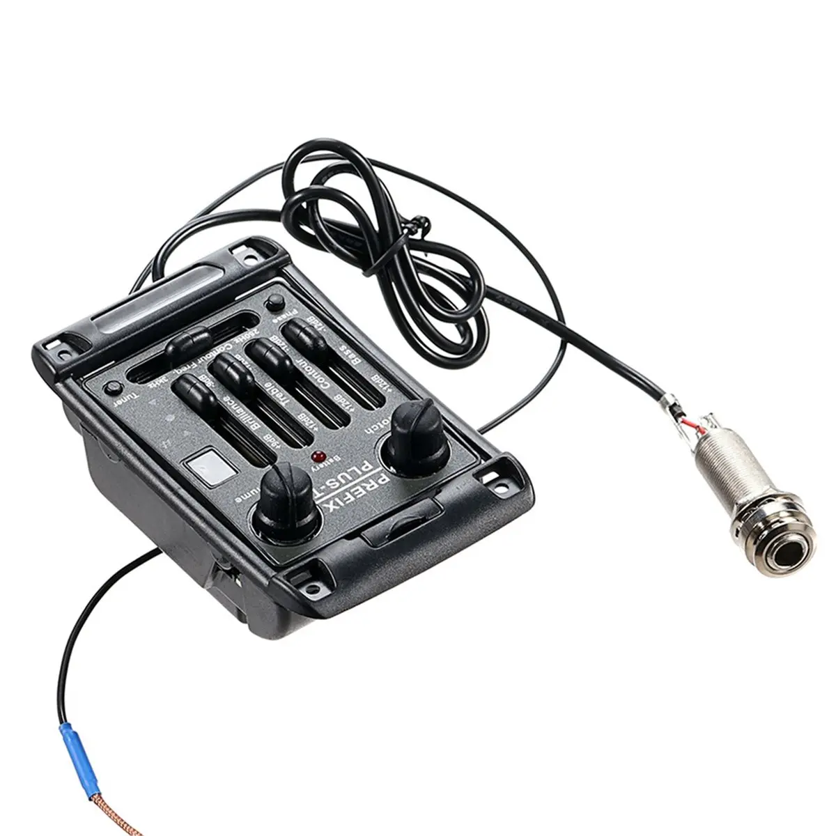 (ABYM) Acoustic Guitar Pickup Prefix Plus-T Onboard Preamp Matrix Pickup EQ Tuner Soft Piezo Pickup Equalizer System
