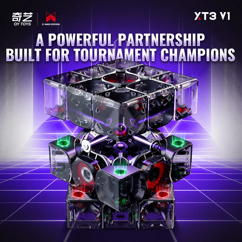 

QiYi XMD XT3 Cube QY Pioneer 3X3 Магнитный магический куб без наклеек Флагманский 3X3X3 Скоростной куб Развивающие игрушки-непоседы Cubo Magico