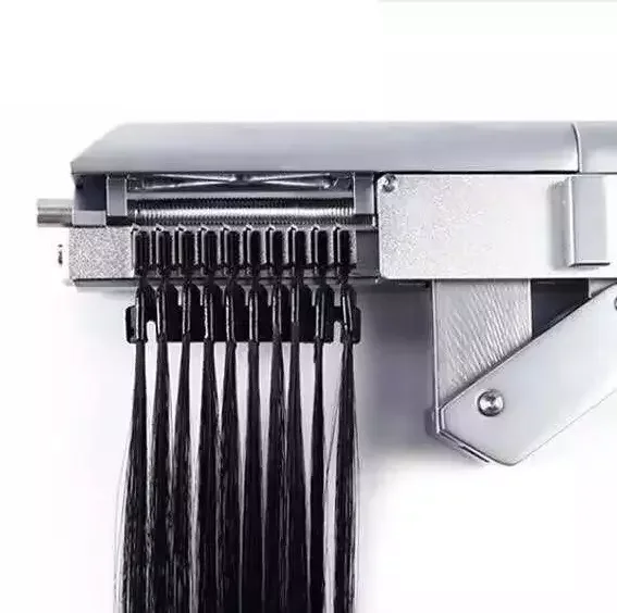 Alat Ekstensi 6D Profesional Komersial Besi Loof Portabel Menggunakan Mesin Ekstensi Rambut 25W