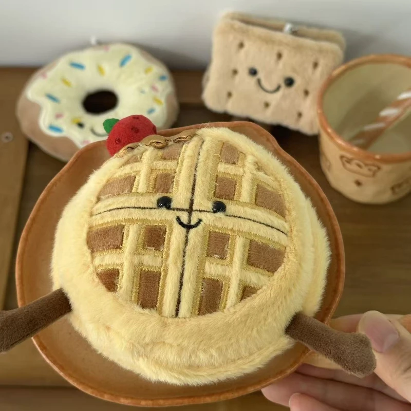

Breakfast Series Muffins Waffles Donuts Cookies Super Cute Cute Plush Doll Baby Soothing Toy Pendant Adorable and Amusing