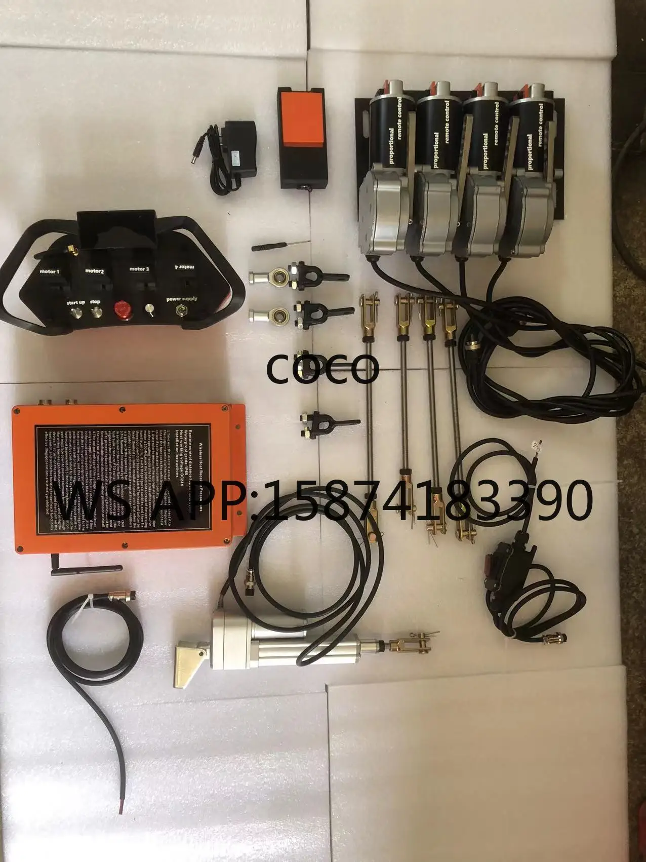 Wireless Proportional Joystick Remote Control for Motor