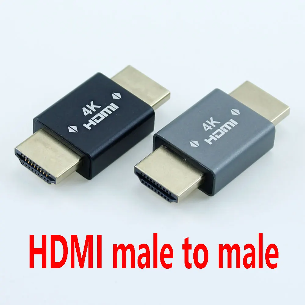 1Pcs HDMi male to male adapter 4K@60hz High definition HDMI male to male interface extender straight line lossless