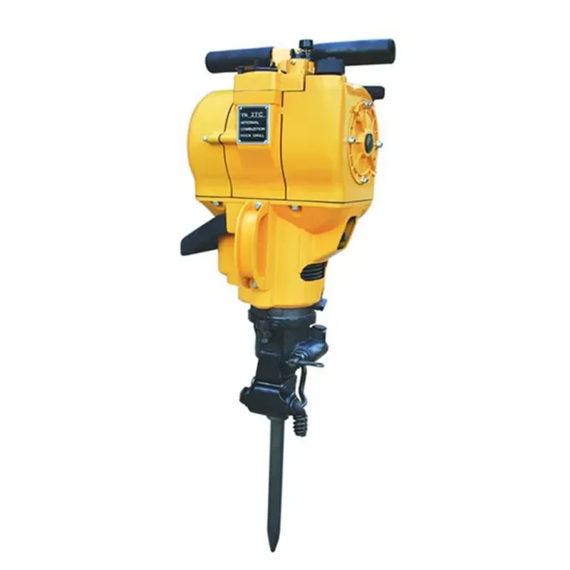 Portable Internal Combustion Rock Drill Weighing Only 27kg for Single Operator Handling