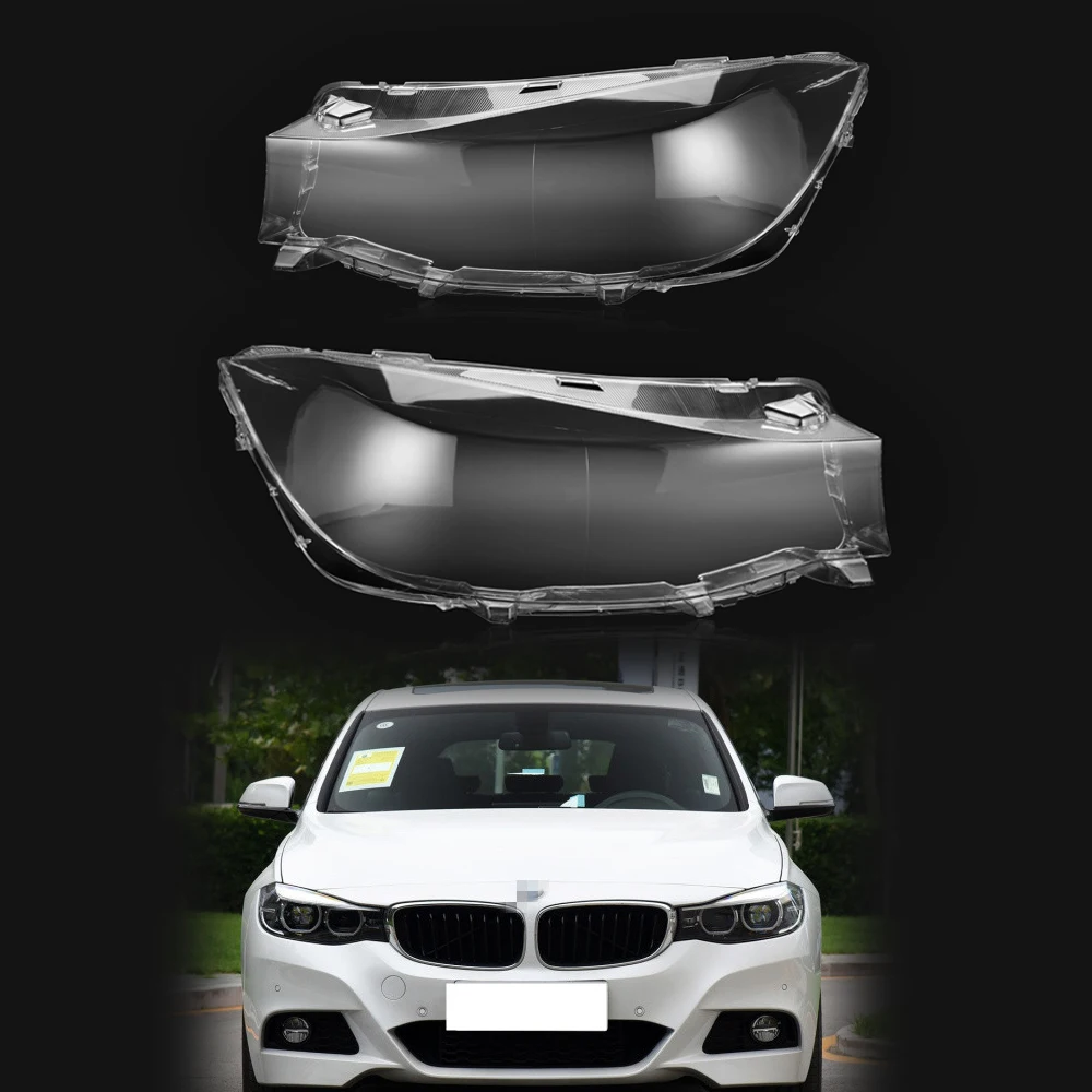 For BMW 3 Series GT F34 2017-2020 Headlight Lens Cover Transparent Lampshade Headlamp Shell