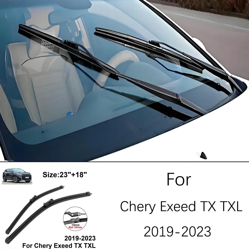 For Chery Exeed TX TXL 2019-2023 2020 2021 2022 Windshield Window Brush 23 18 Inches Rubber Front Wiper Blade Accessories