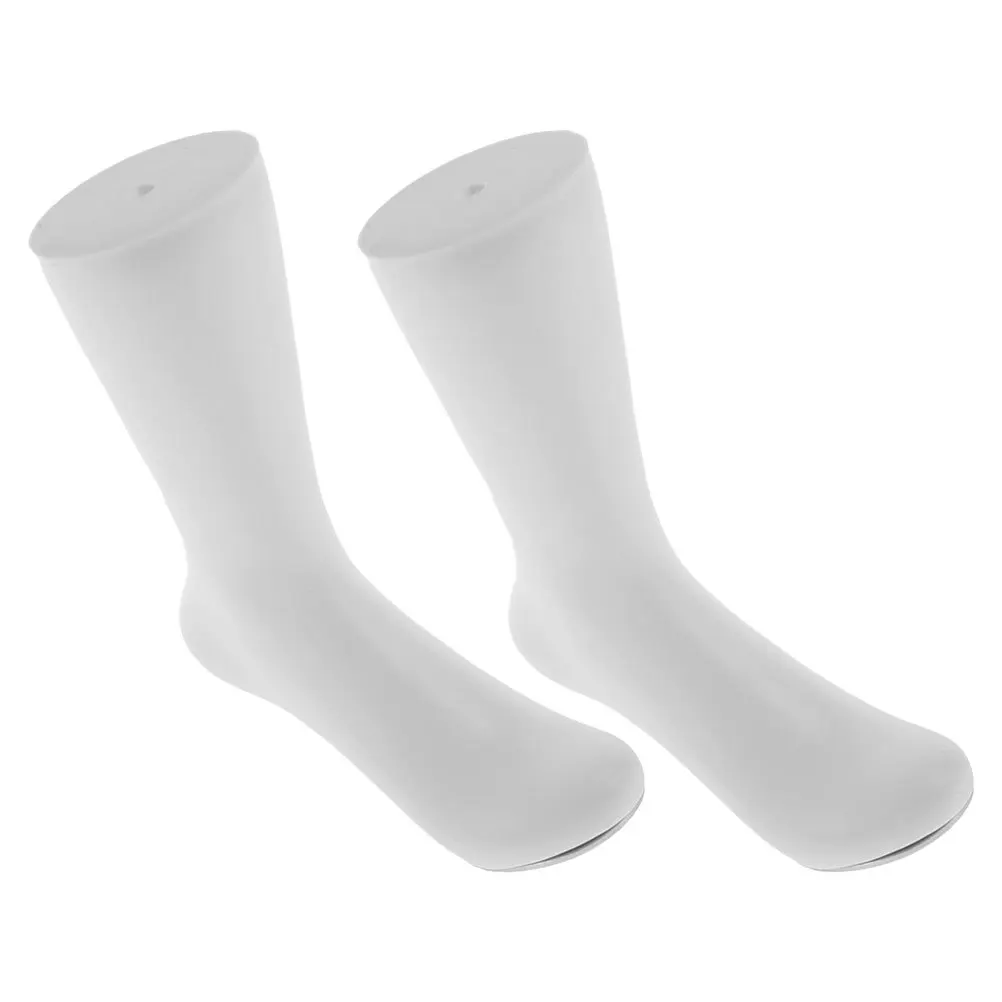 

2pcs Female Foot Mannequin Sock Display Stand Thickened Seamless Design Store Photography Vinyl Foot Mannequin Display Stand For