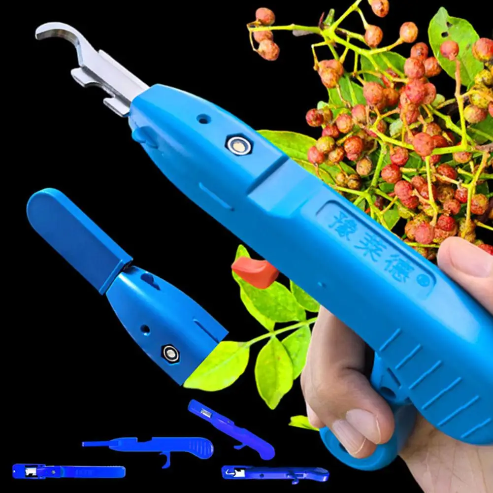 Handheld Sichuan Pepper Picker Pruning Shears Anti-Puncture Scissors forZanthoxylum Fruit Grape Cherry HarvestingGardening Tools