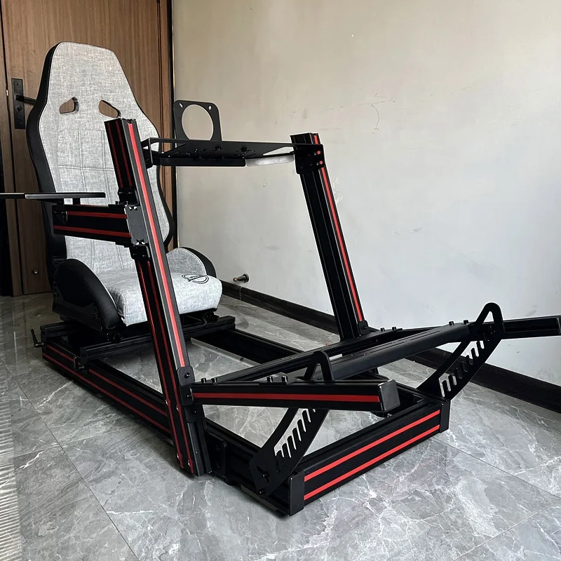 High Quality Adjustable Racing Sim Cockpit Rig Aluminum Frame Sports & Entertainment Car Simulator Seat for VR Gaming Setup