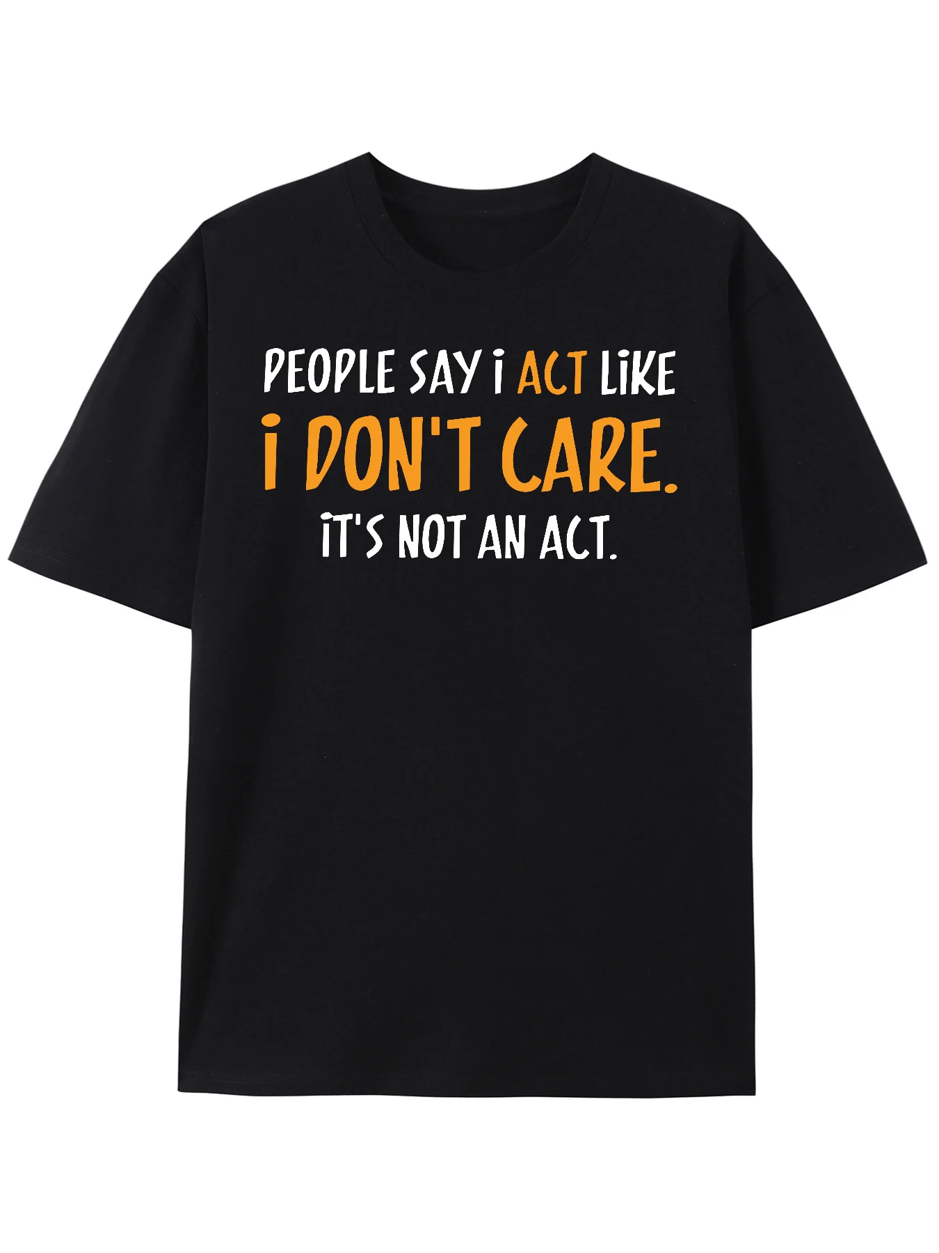 

Cool Slogan Print T-shirt, Men's Casual Street Style Slightly Stretch Round Neck Tee Shirt For Summer Fall