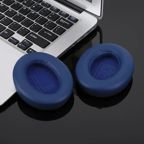 Imagen 2 del producto Almohadillas para los oídos Anker Soundcore Life 2 Q20 Q20 + Q20I Q20BT, orejeras de espuma viscoelástica de repuesto, almohadillas para auriculares de cuero proteico