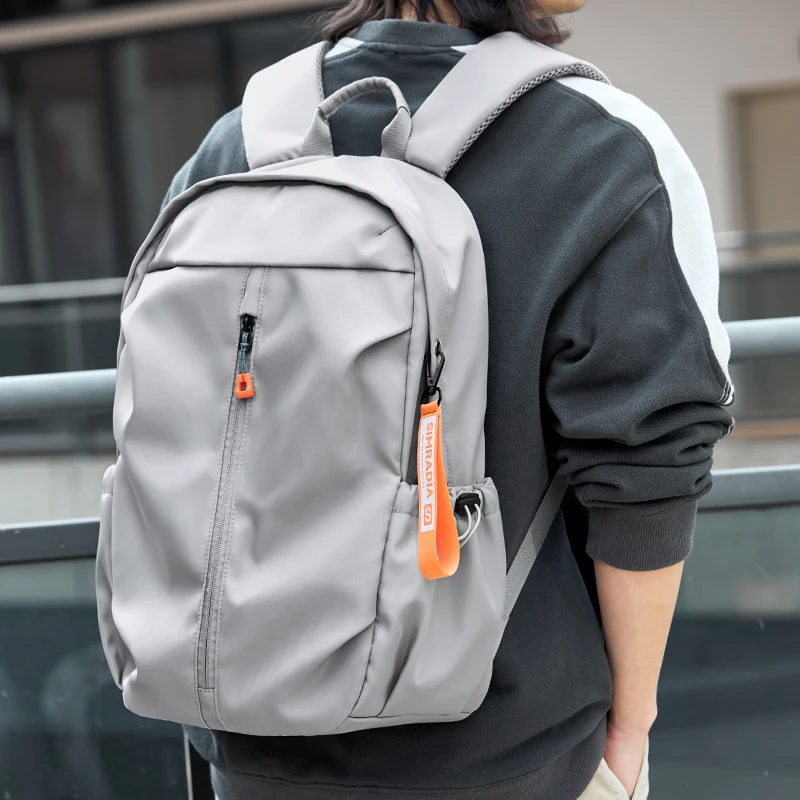 

Men's Waterproof Backpack 15.6 Inch Oxford Bussiness Laptop Backpacks Large Capacity Travel Lightweight Zipper Unisex Bag 2024