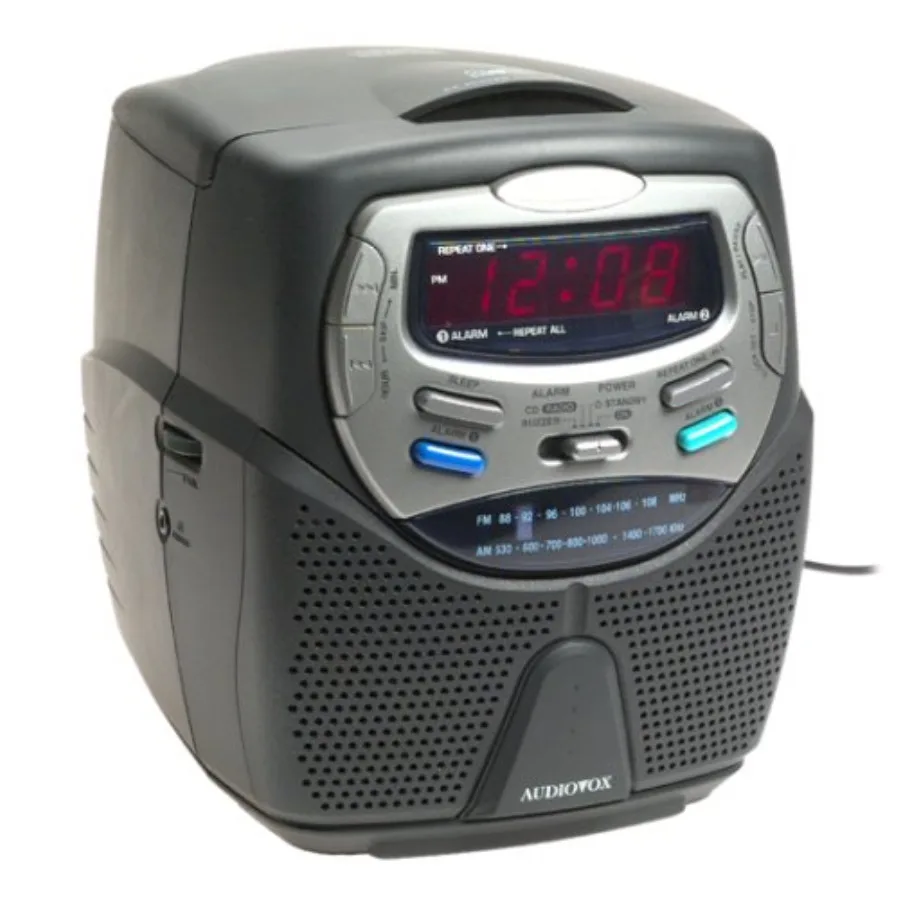 

CE250 AM/FM стерео радиоприемник с часами, CD-плеером и двойным будильником