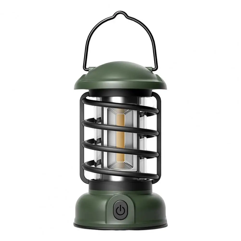 Camping Lantern  Long Life Span Hook Design ABS  Vintage Camping Lights Ambient Tent Outdoor Supplies