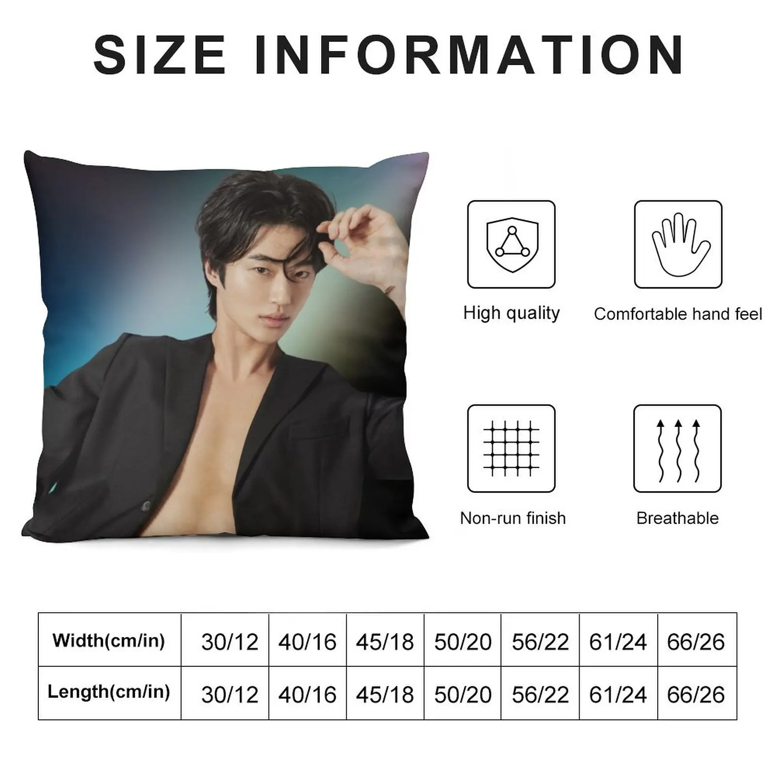 Byeon Woo-seok Throw Pillow home decor items Decorative Cover For Living Room Christmas Pillowcase Cushions Cover pillow