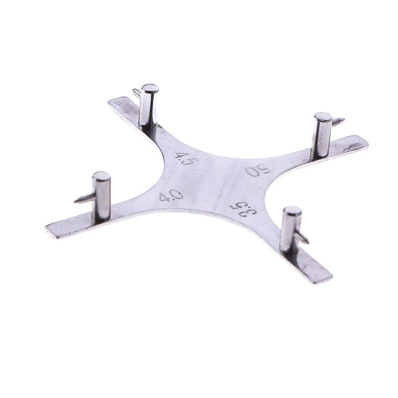 Dental Star-Like Bracket Positioning Gauge Stainless Steel Orthodontic Gauge Positioner Tool Orthodontic Brackets