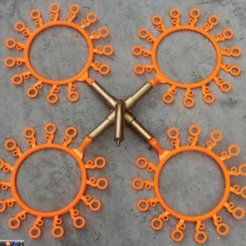 Enhance Your Party & Holiday DIY Decorations with Magical Bubble Show Performance Prop Tool Five-drawer Star Bubble Ring