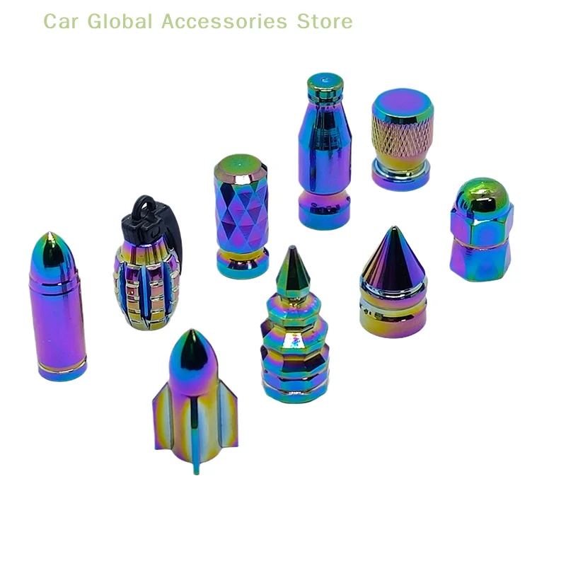 أغطية جذعية صمام متعدد الإطارات ، أغطية جذعية شاملة ، إكسسوارات ذاتية الصنع للسيارات ، سيارات الدفع الرباعي ، الدراجات ، الدراجات ، الشاحنات والدراجات النارية ، 1 ، ألوان