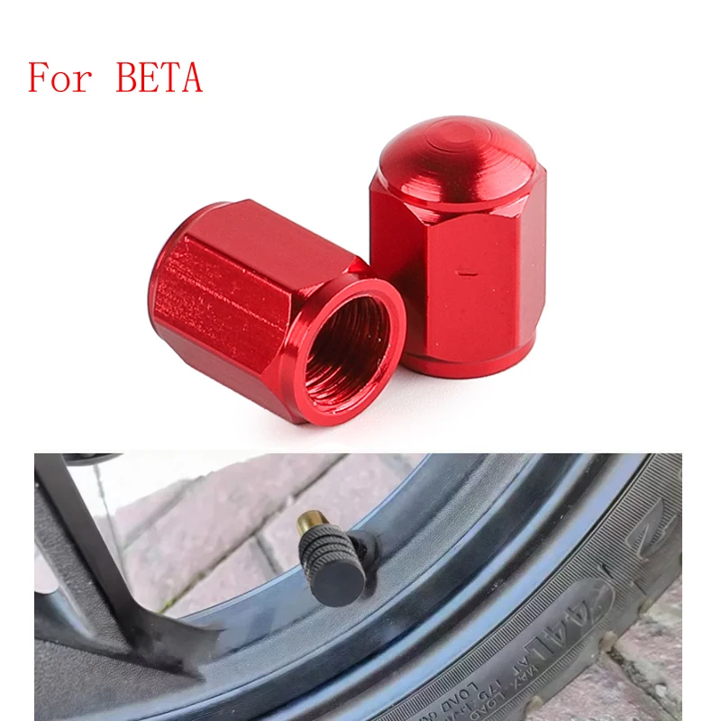 Tapa de válvula de neumático CNC para motocicleta, para Beta Evo 250 300 80 Junior Senior RR 125 200 350 390 430 450 480 2T SM 4T LC 50 Enduro