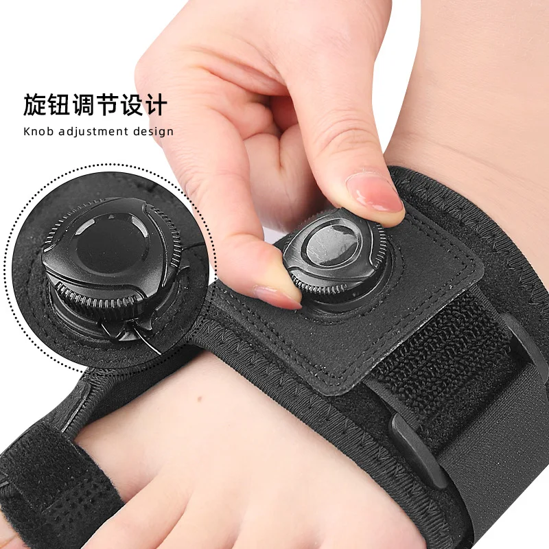 Adjustable Bunion Corrector with Knob Mechanism Big Toe Straightener Support Strap for Hallux Valgus Correction & Pain Relief