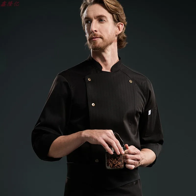 Cake Shop Restaurant occidental Steakhouse cuisine travail uniforme à manches longues restauration Hot Pot Restaurant hôtel automne Chef uniforme f