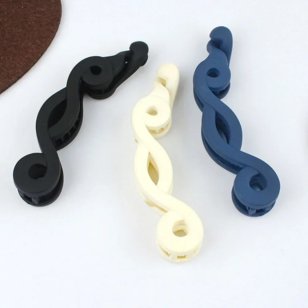 New Fashion Frosted Vertical Banana Clip Women\'s Twist Hair Claw Ponytail Holder Hairpin Elegant Hair Accessories Hairgrip