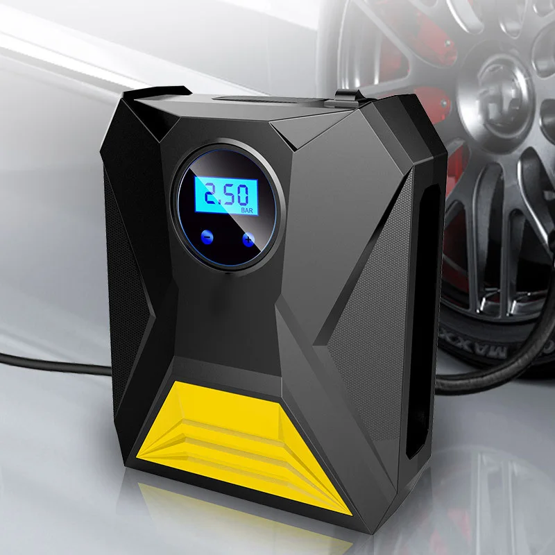 AliExpress NONE 12V 150PSI Portable Electric Tire Inflator Pump, Smart Corded Air Compressor for Car Motorbike Bike Ball, LED Light