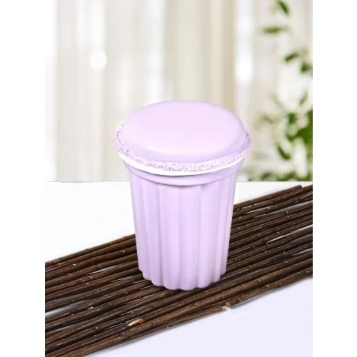 Keramika 1 Pcs 14 Cm Macarons Storage Container Purple