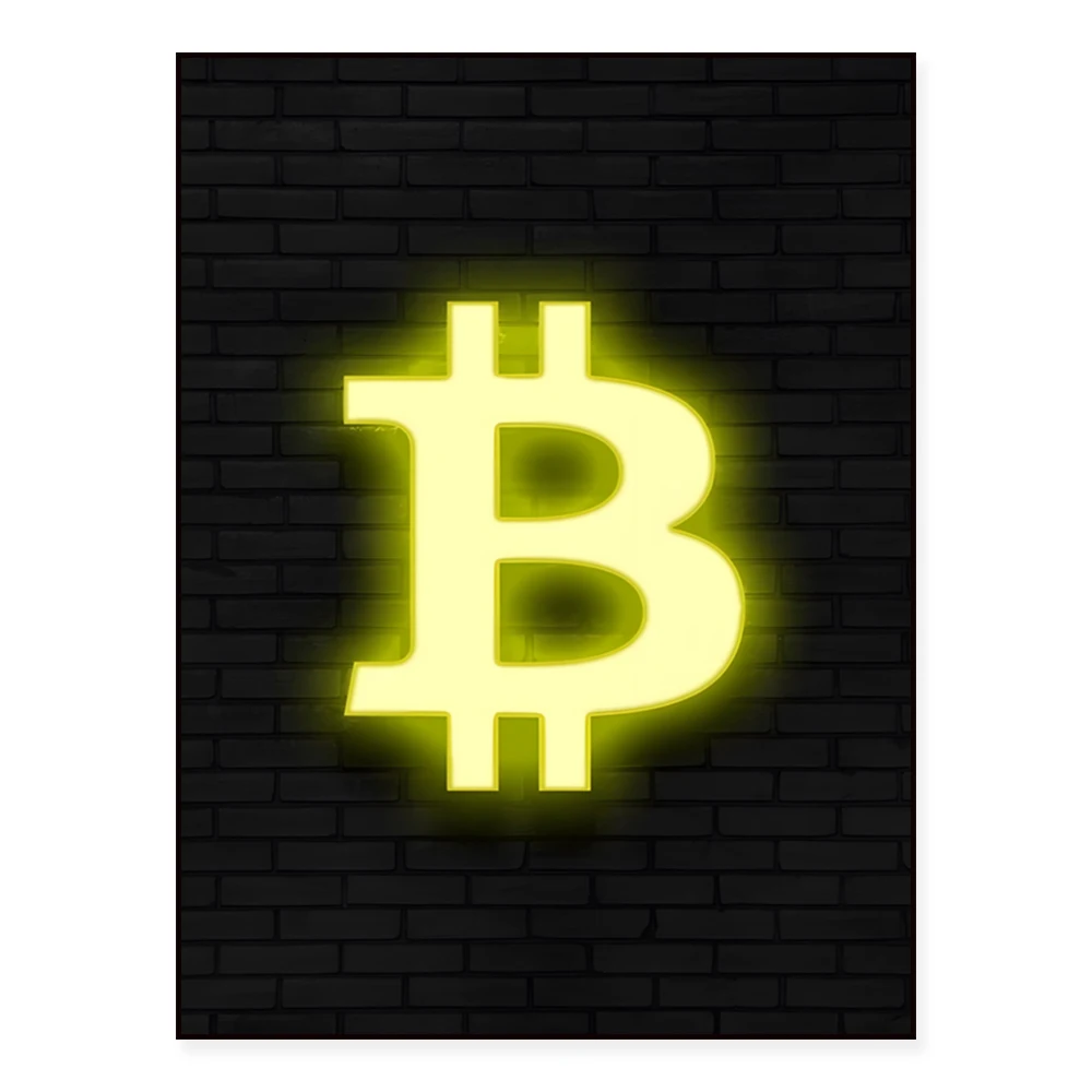 Bitcoin Dollar Set Of Trader Cryptocurrency Motivational Canvas Poster Office Decor Prints Nordic Living Room Cuadros Wall Art